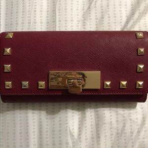 Red Michael Kors wallet